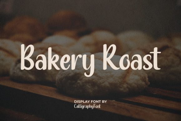 Bakery Roast: A Vintage-Inspired Display Font for Digital Branding