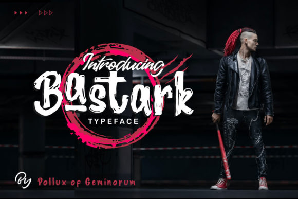 Bastark: A Modern Display Font for Bold Digital Branding