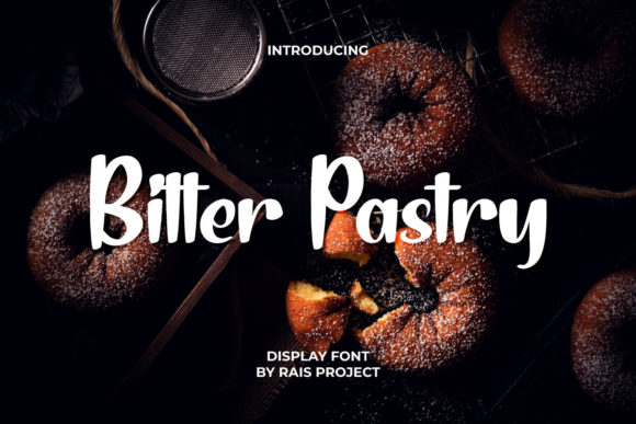 Bitter Pastry: A Stylish Display Font for Modern Editorial Design