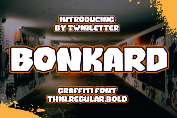 Bonkard: A Bold Display Font for Modern Branding Projects