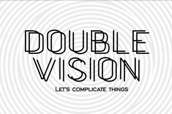 Double Vision Font: A Designer’s Take on Campaign-Ready Display Typography