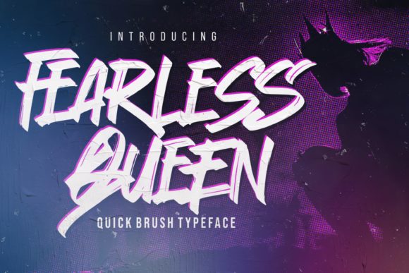 Fearless Queen: A Bold Display Font for Modern Web Design Projects