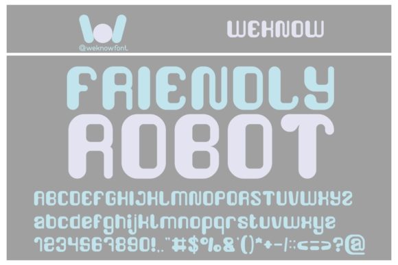Friendly Robot: A Display Font for Modern Editorial Design