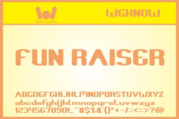 Fun Raiser: A Playful Display Font That Elevates Your Brand