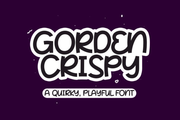Gorden Crispy: A Designer’s Go-To Display Font for Playful Branding