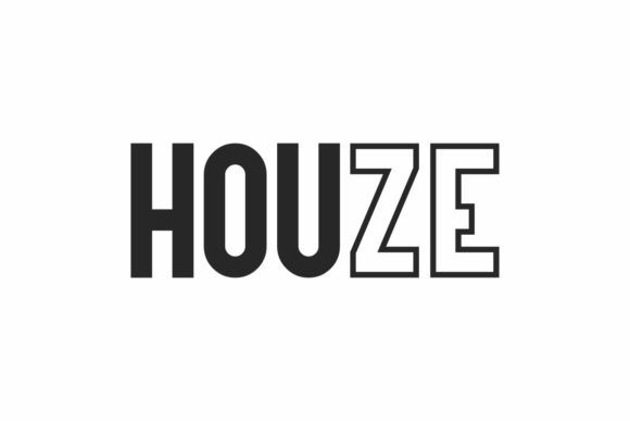 Houze: A Bold Display Font for Web Designers and Digital Creators