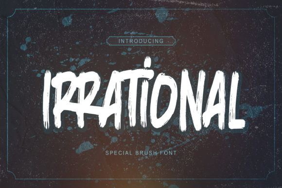 Irrational: A Display Font That Elevates Small Business Branding