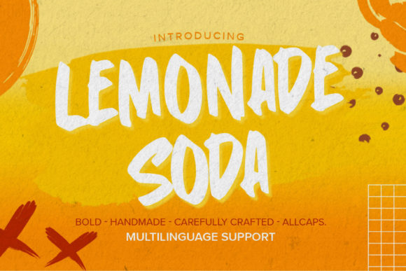 Lemonade Soda: A Refreshing Display Font for Editorial Design
