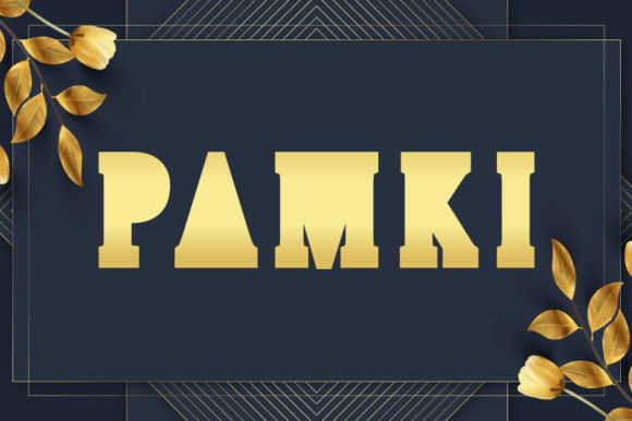 Pamki: A Minimalist Sans Serif Font for Crafters and Product Designers