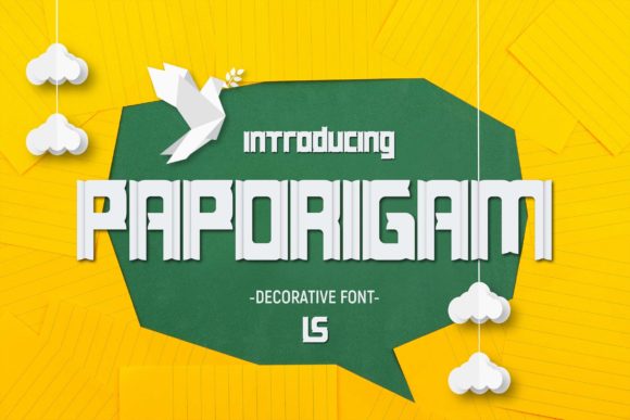 Paporigam: A Bold Display Font for Dynamic Web Design