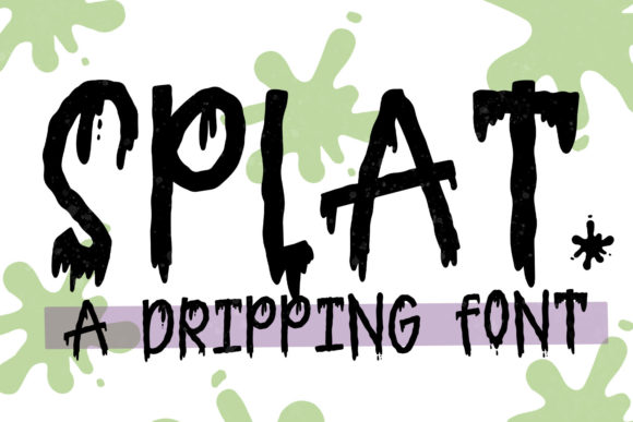 Splat: A Spooky Display Font That Elevates Brand Identity